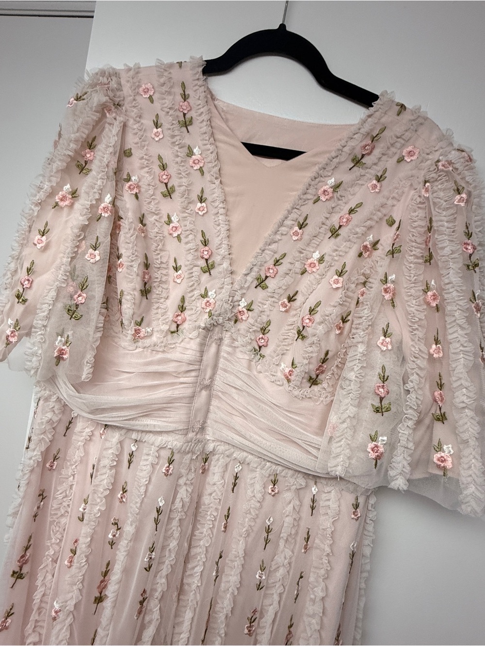 Mac Duggal Blush Pink Evening Dress